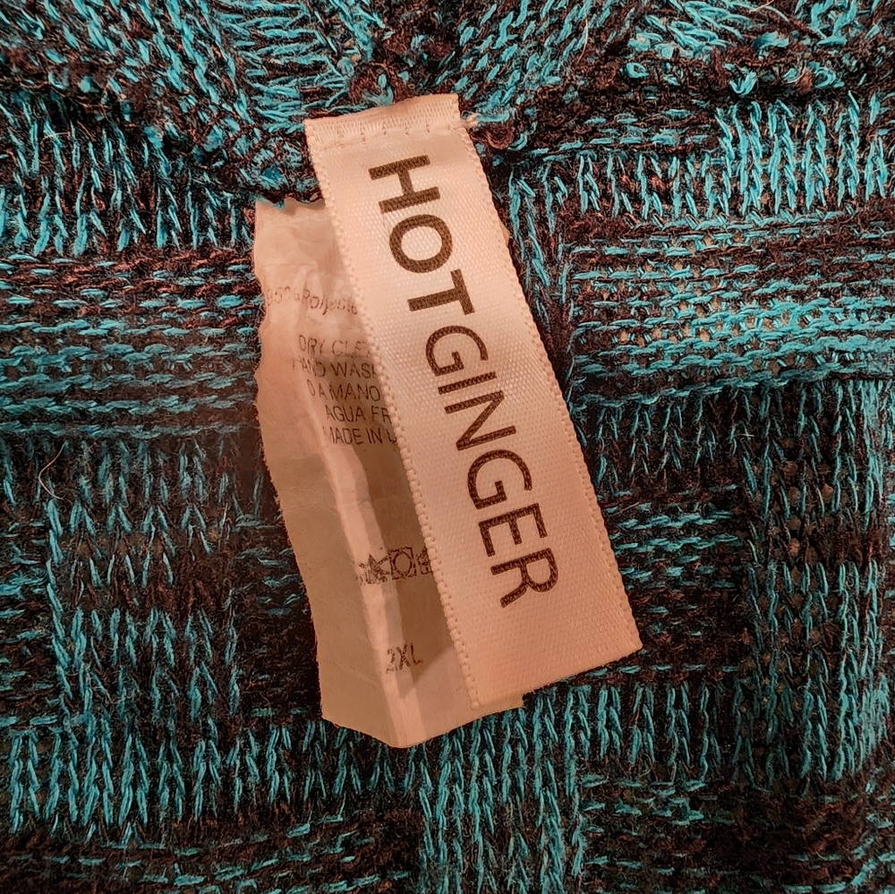 Teal Brick Patterned Overlay - image 3